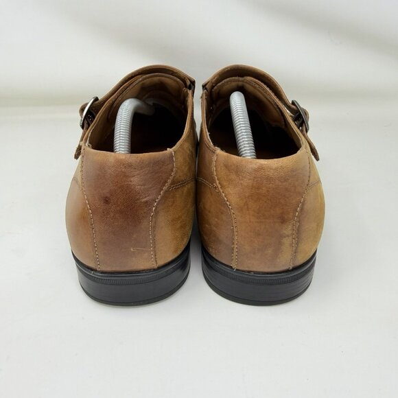 Aldo Double Monk Strap Leather Shoes Brown Men’s Size 10 main image 8